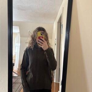 Spring + Mercer Olive Green sweater